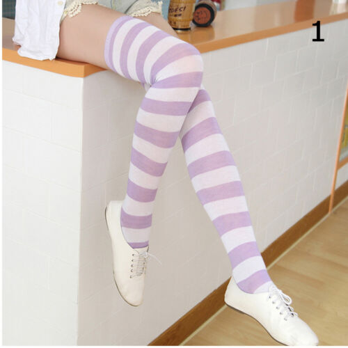 Frauen Winter Warme Gestrickte Socken Über Knie Lange Oberschenkel Hohe 〒 - Bild 21 von 21