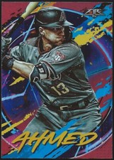 2020 Topps Fire NICK AHMED RED FLAME FOIL Card #180....TARGET EXCLUSIVE