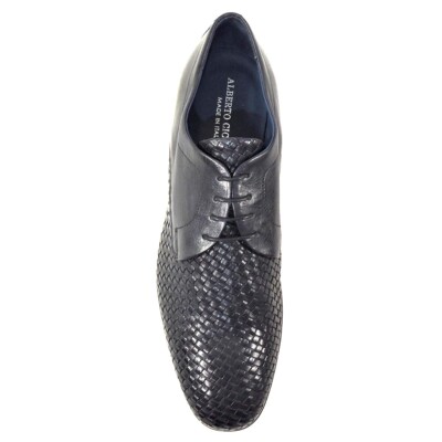 ALBERTO CICCIOLI ?? MEN\'S NAVY BLUE SOFT LEATHER COMFORT SHOES Alberto Ciccioli | Shoes | Alberto Ciccioli Mens Navy Blue  main image 4