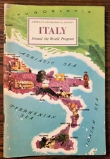 American Geographical Society - ITALY - Around The World Program - Stickers 