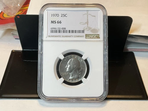 1970-P Washington Quarter NGC MS 66