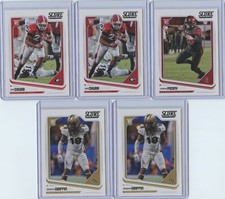 2018 Panini Score 5 Rookie Card Lot Inc. Nick Chubb, Penny and Shaquem Griffin