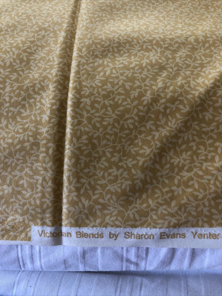 Mezclas victorianas para telas al principio hoja amarilla 1 1/4 yardas Foto 2 de 4