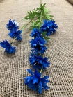 Artificial Cornflower Wild Flower Silk 1 Stem 9 Flowers Lengh 82cm
