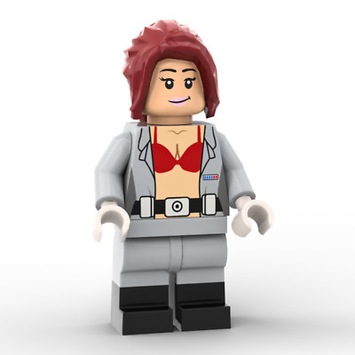 Custom Minifigur: sexy imperiale Offizierin #1
