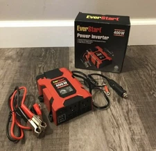 NEW! EverStart Power Inverter Continuous Power 400w DC to AC Power 
