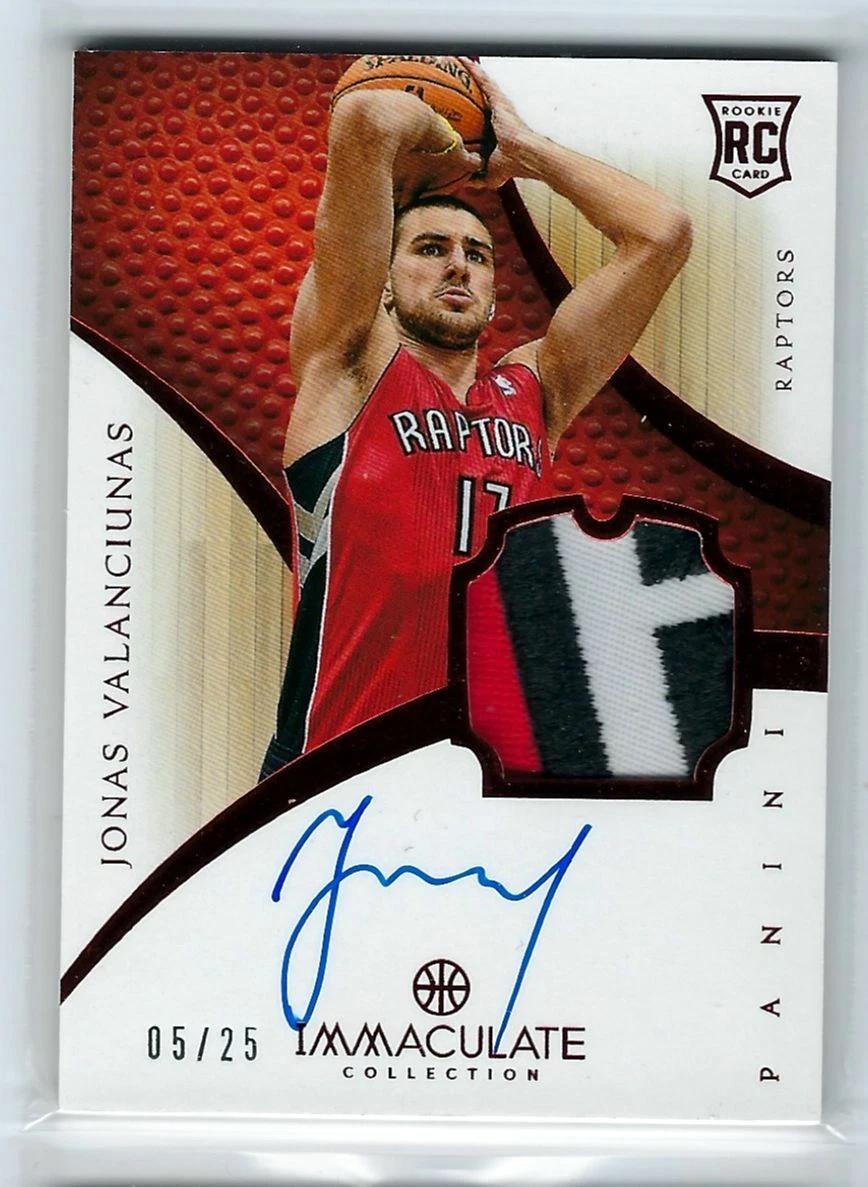 その他 1 of 1 2012-13RC JONAS VALANCIUNAS 2012-13 Panini Immaculate Collection - Jonas Valanciunas #105 for