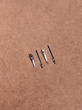 2 Sets Of Factory NOS Accutron 214, 218, & 219 Silver Spear Hands-2 Lengths 