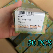 50PC NEW Phoenix Contact PT2.5-PE 3209536 Grounding Terminal Block Fast Shipping