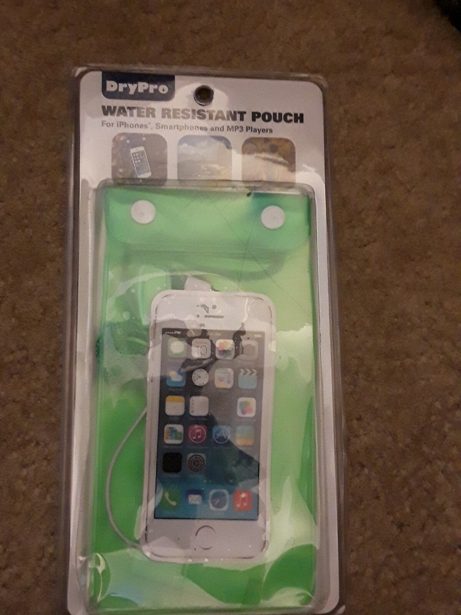 DryPro water resistant pouch(green) for iphones,smartphones,Mp3 players