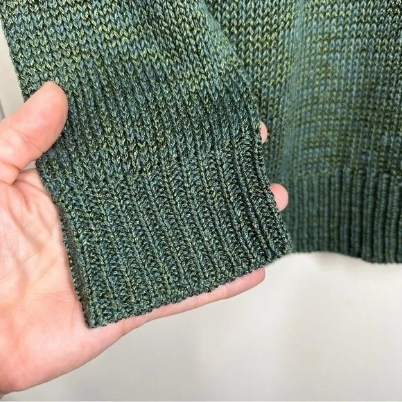 Dries Van Noten женщин итальянская пряжа льняной смеси джемпер размер M зеленый свитер Luxe - Изображение 4 из 4