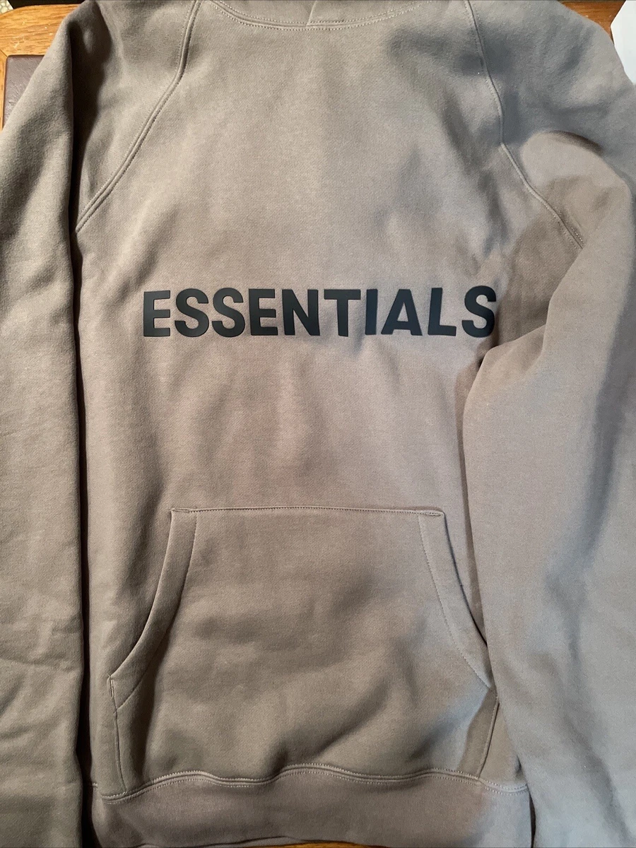 essentials applique hoodie