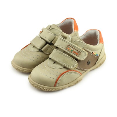 Pablosky Boys Brown Leather Shoes Made in Spain (636885 Youkon Ropo)