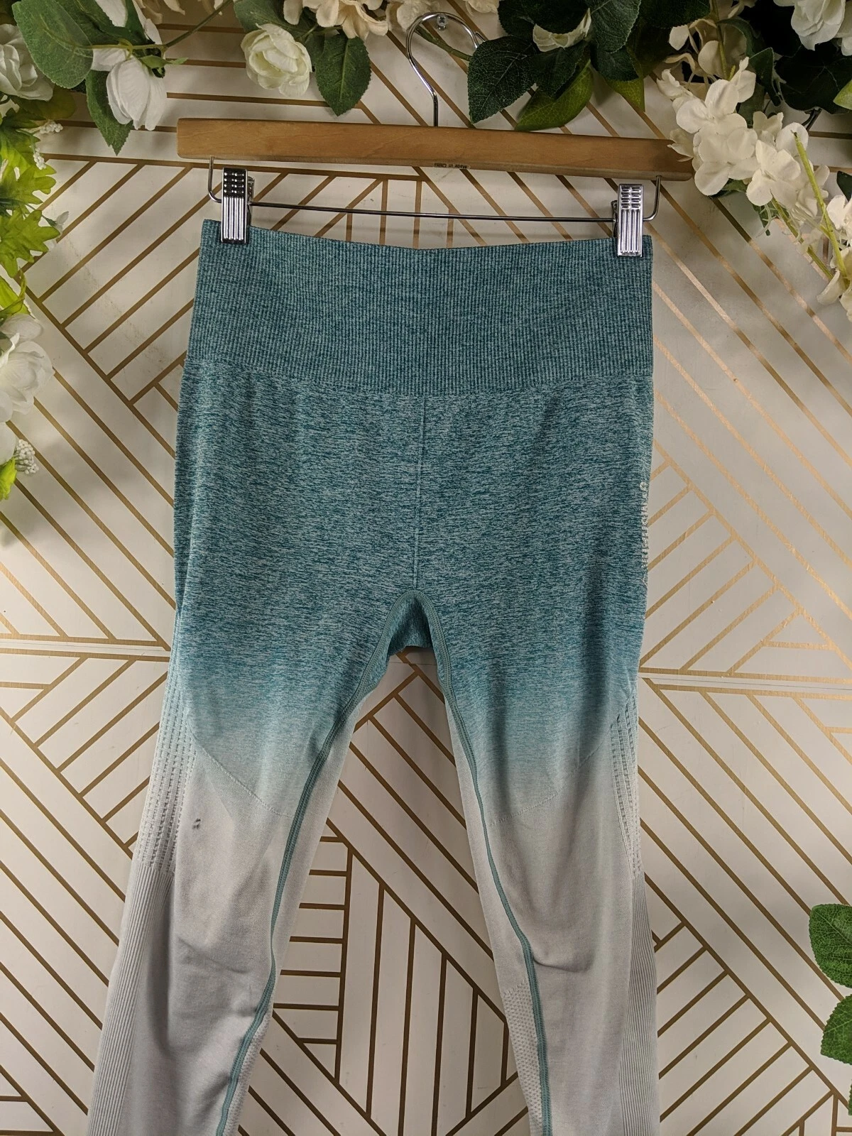 gymshark adapt white ombre seamless leggings