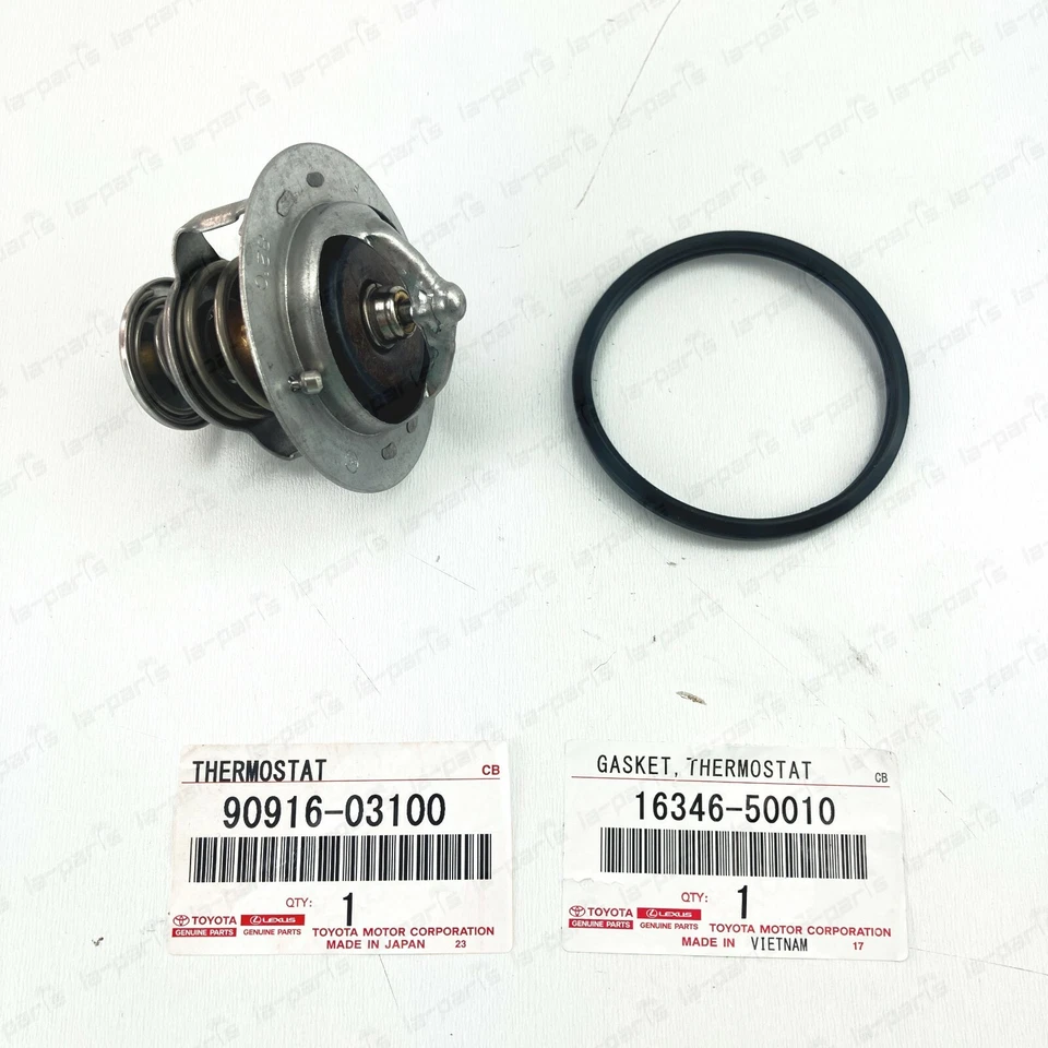 TERMOSTATO REFRIGERANTE ORIGINAL TOYOTA TUNDRA 4RUNNER V8 LEXUS GS430 SC430 CON JUNTA Foto 3 de 4