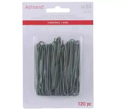 Buy 2.5” Large Green Christmas Ornament Hooks By Ashland®, 120ct.