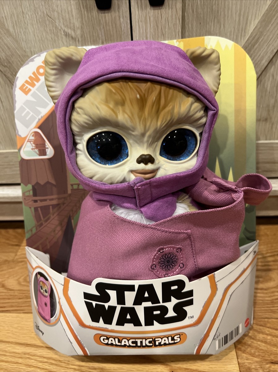 マテル スターウォーズ GALACTIC PALS ベビー イウォーク Disney STAR WARS Galactic Pals EWOK Doll Pink PLUSH Figure Mattel