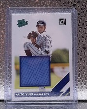 2019 Donruss Rated Rookie Kaito Yuki Royals Patch
