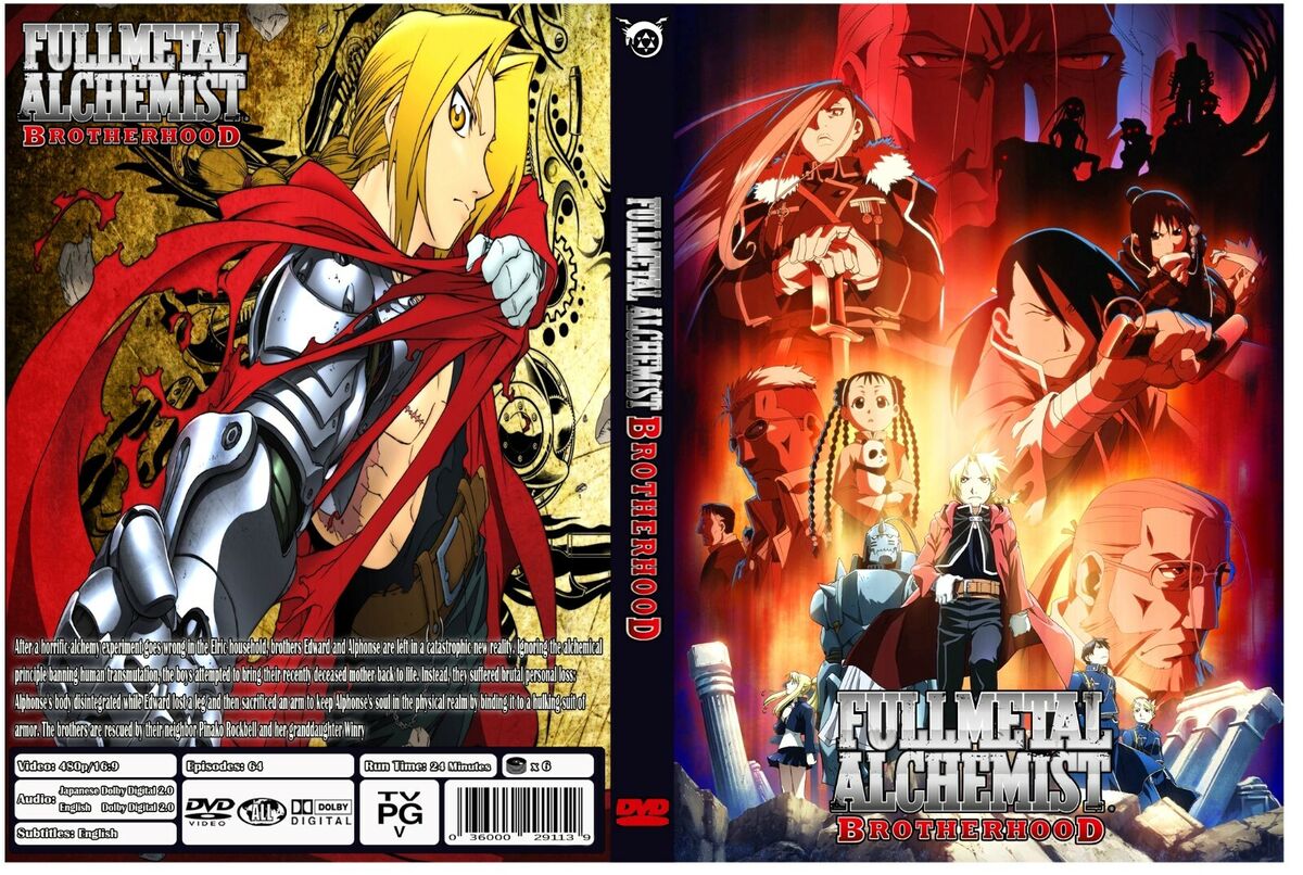 Fullmetal Alchemist Season 1+2 Brotherhood (64 Episodes DVD Anime -US  Seller New