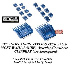 ANDIS AG BG UNIVERSAL Clip Guard Guide Blade COMB Fit Oster A5,Wahl KM Clippers
