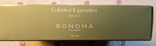 NUOVO IN SCATOLA WILLIAMS SONOMA Colorfest Fiesta SET DI QUATTRO 4 SPARGITORI RARI - Foto 3 di 3