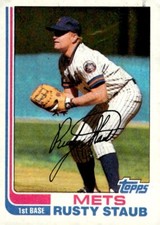1982 Topps #270 Rusty Staub New York Mets