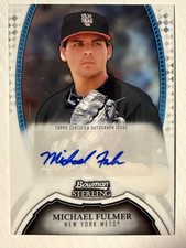 Michael Fulmer 2011 Bowman Sterling Prospects Auto Autograph
