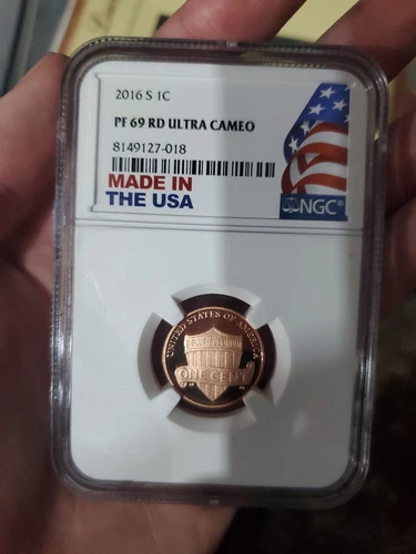 NGC PROOF 69  RD ULTRA CAMEO 2016  PENNY