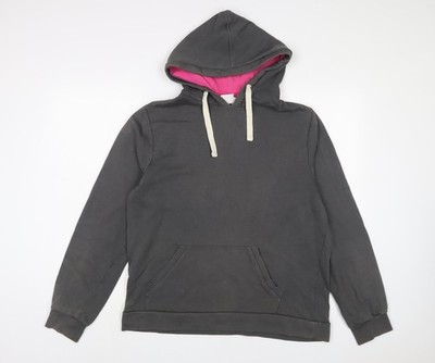 Epona Clothing Damen Pullover Hoodie grau Baumwolle Größe L Pulli