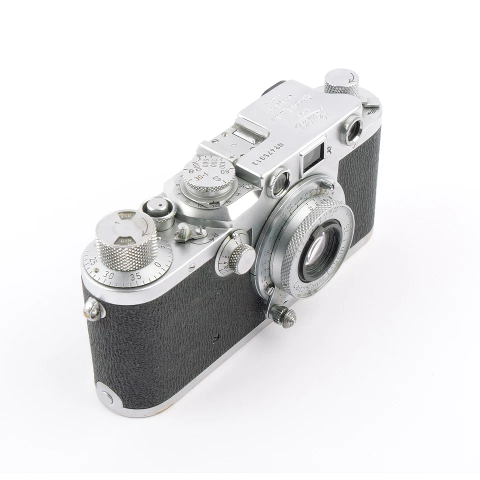 Leitz Leica IIIc Shark Skin w. Elmar 3.5/5cm NOTTESTED - Bild 2 von 4