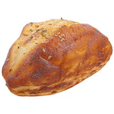 Realistic Simulation Bread Model 6.10x3.54x2.75 Inch PU Fake Loaf Prop