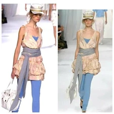 NWT Vintage MARC JACOBS SILK RUFFLE SLEEVELESS DRESS SIZE 6