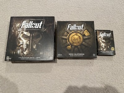 FFG Fallout Collection Base Game + BOTH Expansions New California Atomic Bonds 