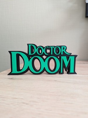   Doctor Doom Logo (Doctor Doom) - 3D - Marvel Comics Fanart Deko