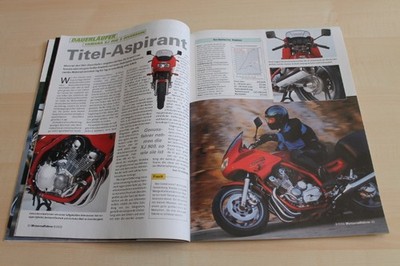 Motorradfahrer 08/2002 Yamaha XJ 900 S Diversion mit 69PS im Fahrbericht auf 3 S