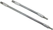2Pc Flexible Extension Drill Bit Holder Shaft Impact Driver for Hand Ratchet 1/4