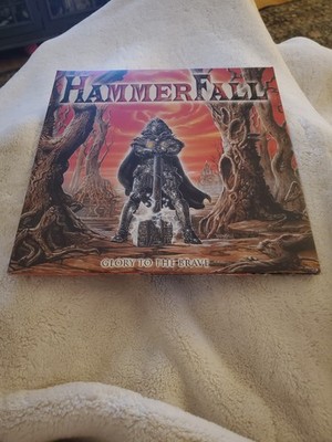 HammerFall  - Glory To The Brave LP Splatter Colored Vinyl  Power Metal Record