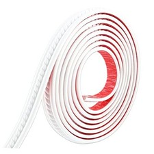 Peel and Stick Wall Trim, Self-Adhesive Crown Molding 16.4 ft x 1.2 in White