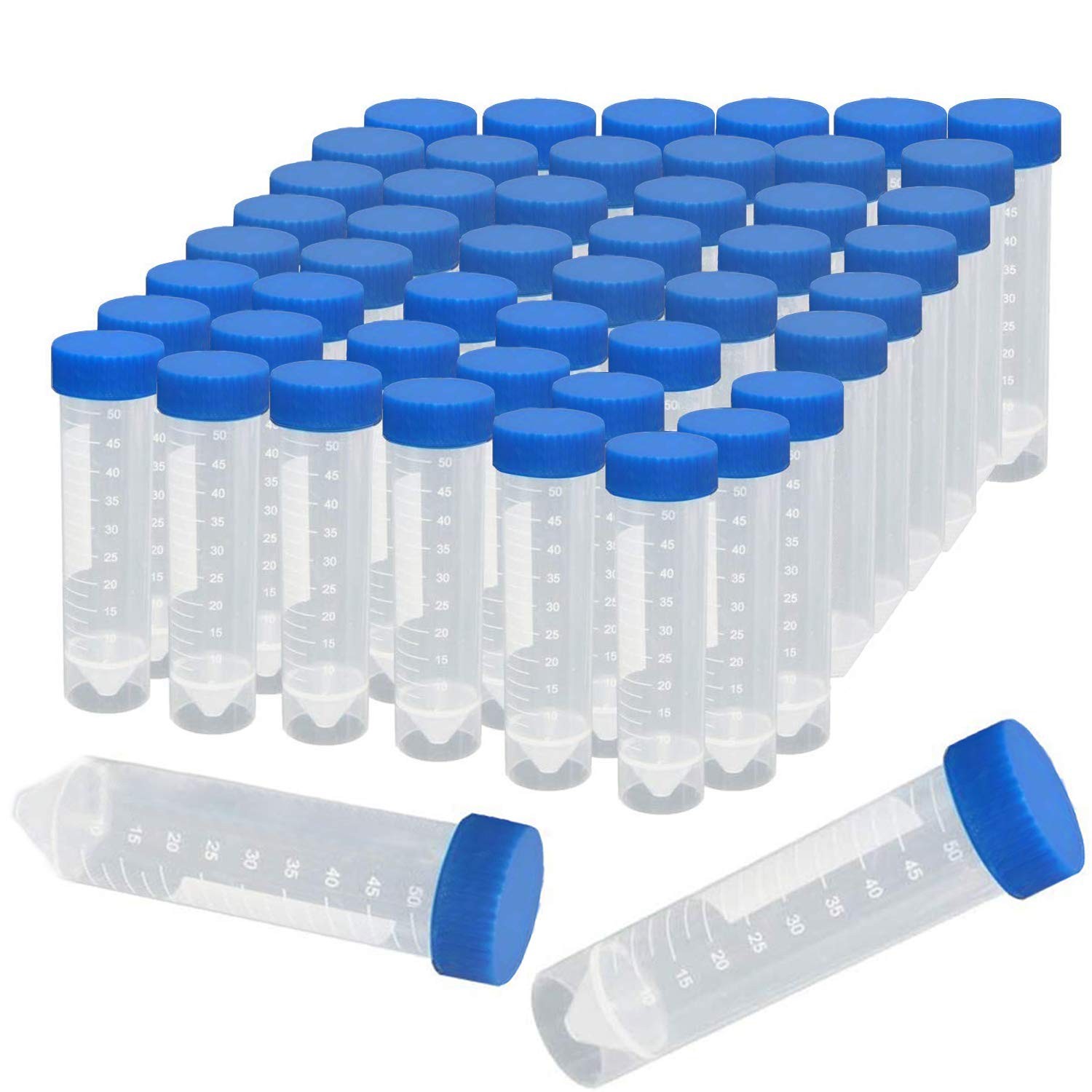 Tube à essai 50ml étanche avec couvercle à vis pour centrifugation fiable