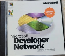 Vintage - Microsoft Developer Network Library, July 1996, 2 CDs