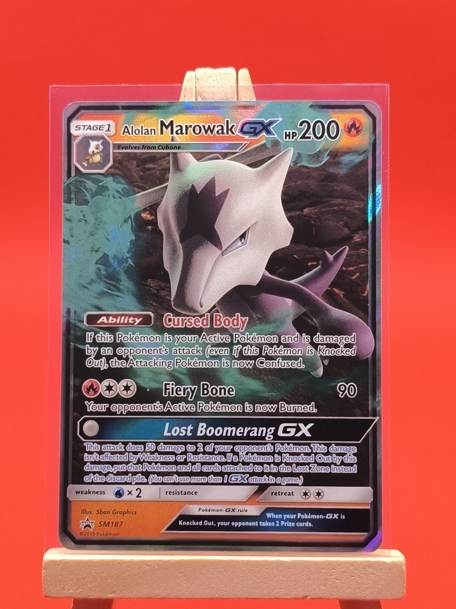 Alolan Marowak GX SM187 Ultra Rare Holo Promo Pokemon Card | eBay Alolan Marowak GX SM187 Ultra Rare Holo Promo Pokemon Card | eBay