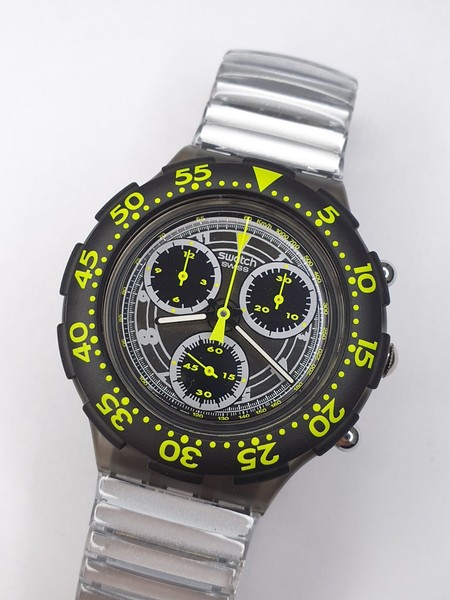 Swatch Aqua Chrono Waterpower SBM101 - funktioniert - 43mm