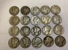 Mercury Dimes 1940-1945 90% Silver Lot of 20