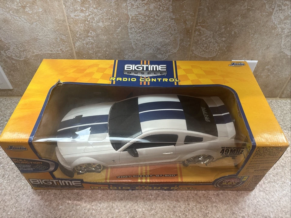 Radiocontrol Bigtime Muscle Shelby GT-500 2007 de colección, nuevo, ¡raro! 🏁🏁 Foto 4 de 4