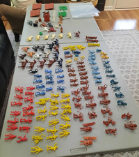 Vintage Lot of Marx Fort Apache Playset Indian Cavalry Horses 160 Pieces Figures