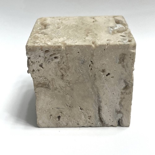 J. Paul Getty Center Los Angeles Relic of Original Stone Souvenir Paperweight - Picture 6 of 8