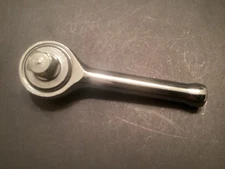 VINTAGE STUBBY SHORT 1/2” DRIVE RATCHET REVERSIBLE 4 3/4" LENGTH HEAVY STEEL