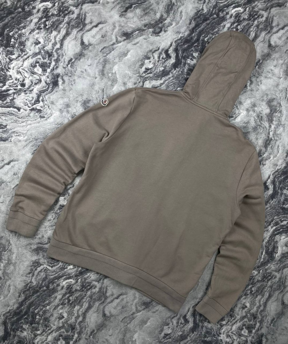 Moncler Maglia Cardigan Full Zip Hoodie Men Size L Beige | eBay