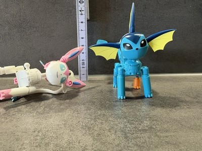 Mega Construx Pokemon Figur Aquana mit Ergänzten Teilen + Feelinara Unvollständi