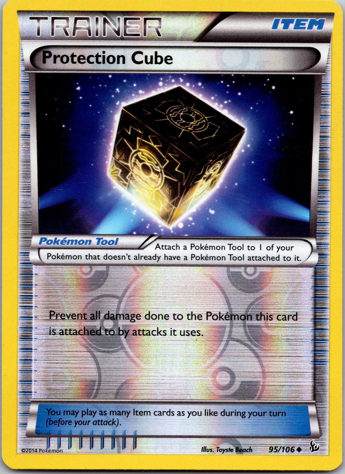 XY - Flashfire #95/106 Protection Cube